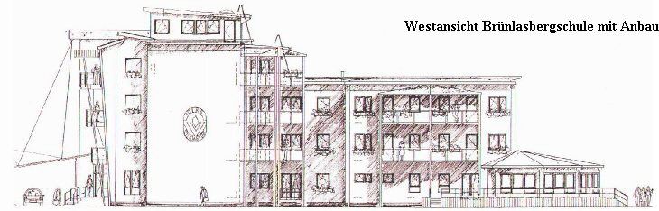 Westansicht Brnlasbergschule mit Anbau